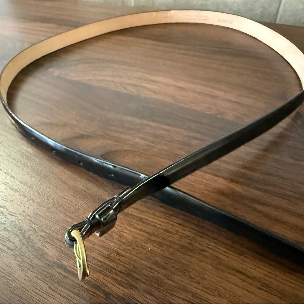 J. Crew Black and Tan Women's Belt